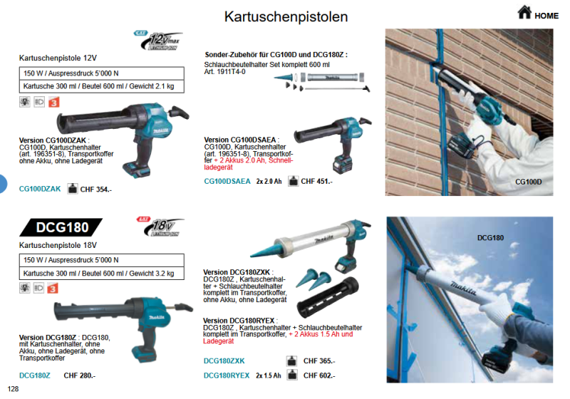 38. Makita Kartuschenpistole